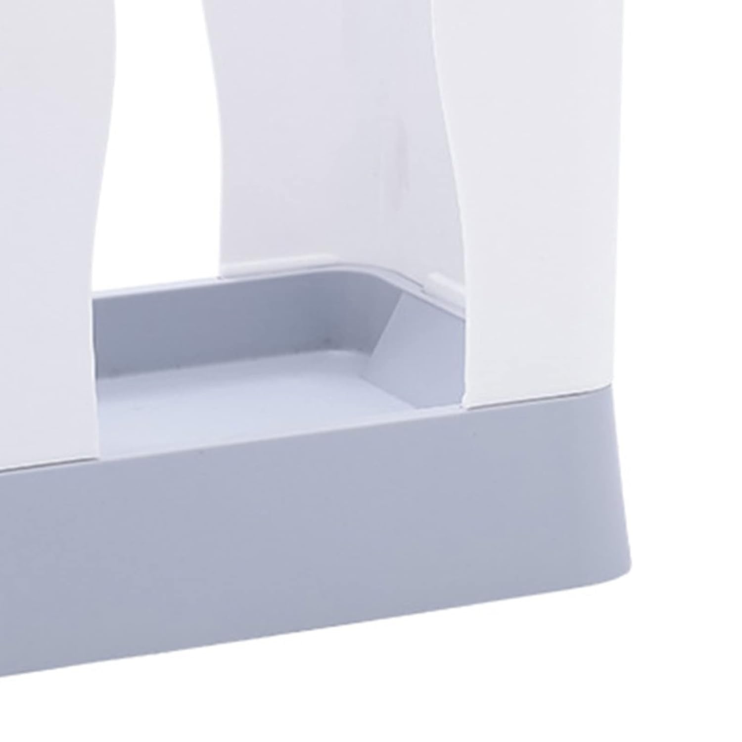 Cos de Gunoi Extensibil, Flippy, din Plastic, Reglabil, Pliabil, Versatil, pentru Bucatarie, Baie sau Birou, Cos Universal, 21x25x17 cm, Alb Gri-5