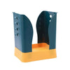 Cos de Gunoi Extensibil, Flippy, din Plastic, Reglabil, Pliabil, Versatil, pentru Bucatarie, Baie sau Birou, Cos Universal, 21x25x17 cm, Albastru Galben-0