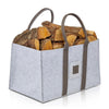 Cos Multifunctional pentru Rufe Murdare, Cos Depozitare, Flippy, Gri, 50x34x32, Geanta Durabila pentru Lemne si Accesorii-0