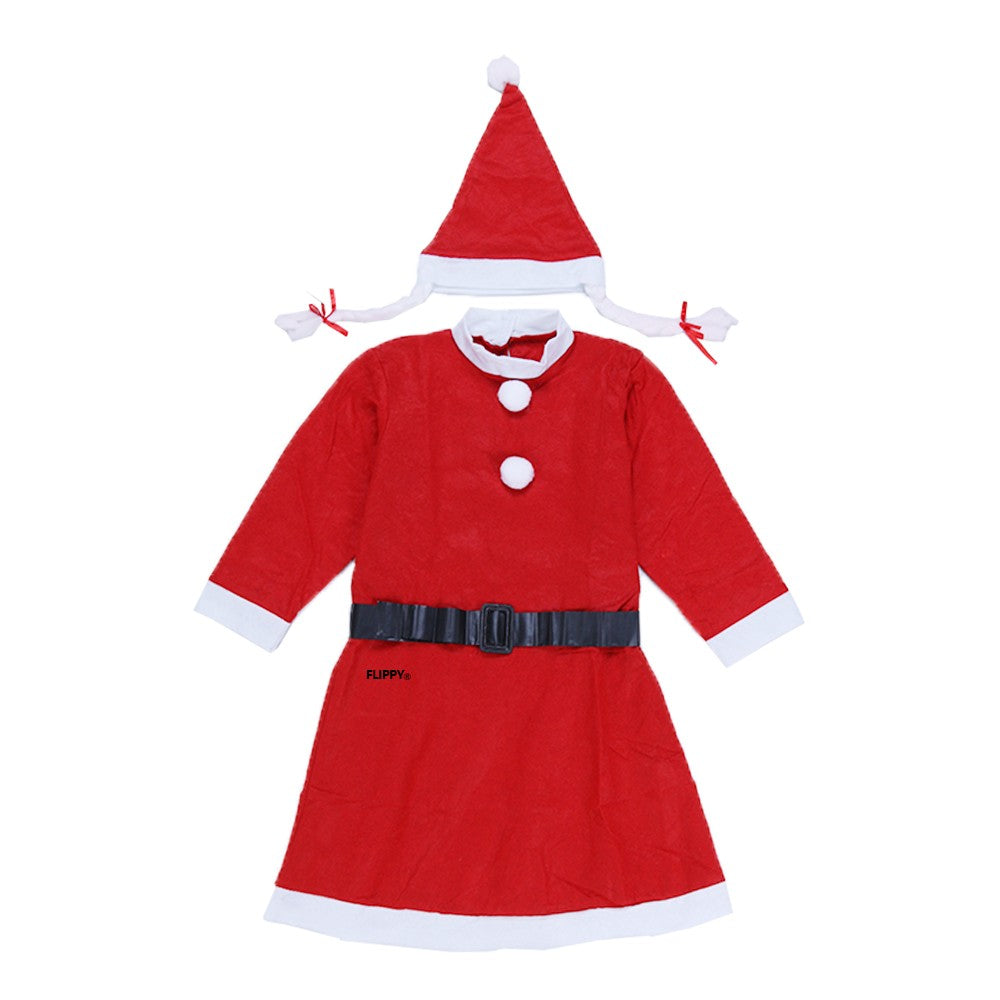 Costum Craciunita Flippy® Fata, 10-12 ani, 3 piese, Polar-0