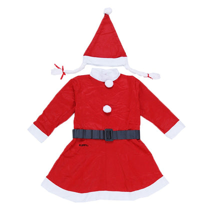 Costum Craciunita Flippy® Fata, 4-6 ani, 3 piese, Polar-1