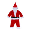 Costum Mos Craciun Flippy® Baiat, 1-3 ani, 5 piese, aproximativ 63 cm, Catifea-0