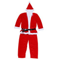Costum Mos Craciun Flippy® Barbat, Adult, 5 piese, Catifea-0