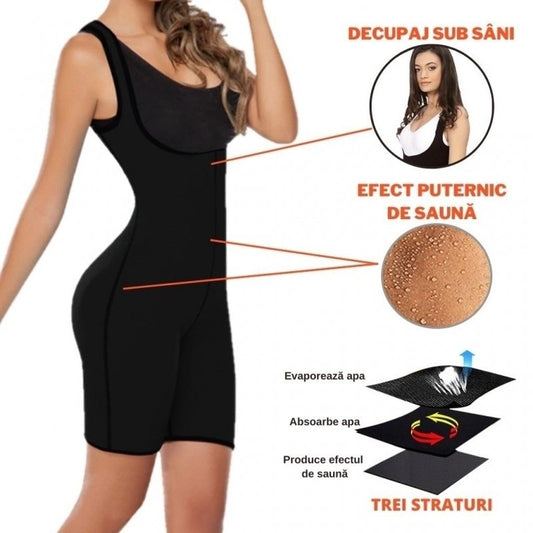 Costum pentru Slabit din Neopren - Slimsecret Body Shaper, culoare aleatorie
