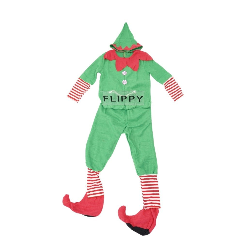 Costum Spiridus, Flippy, Baieti, 1-3 ani, Verde, Poliester-0