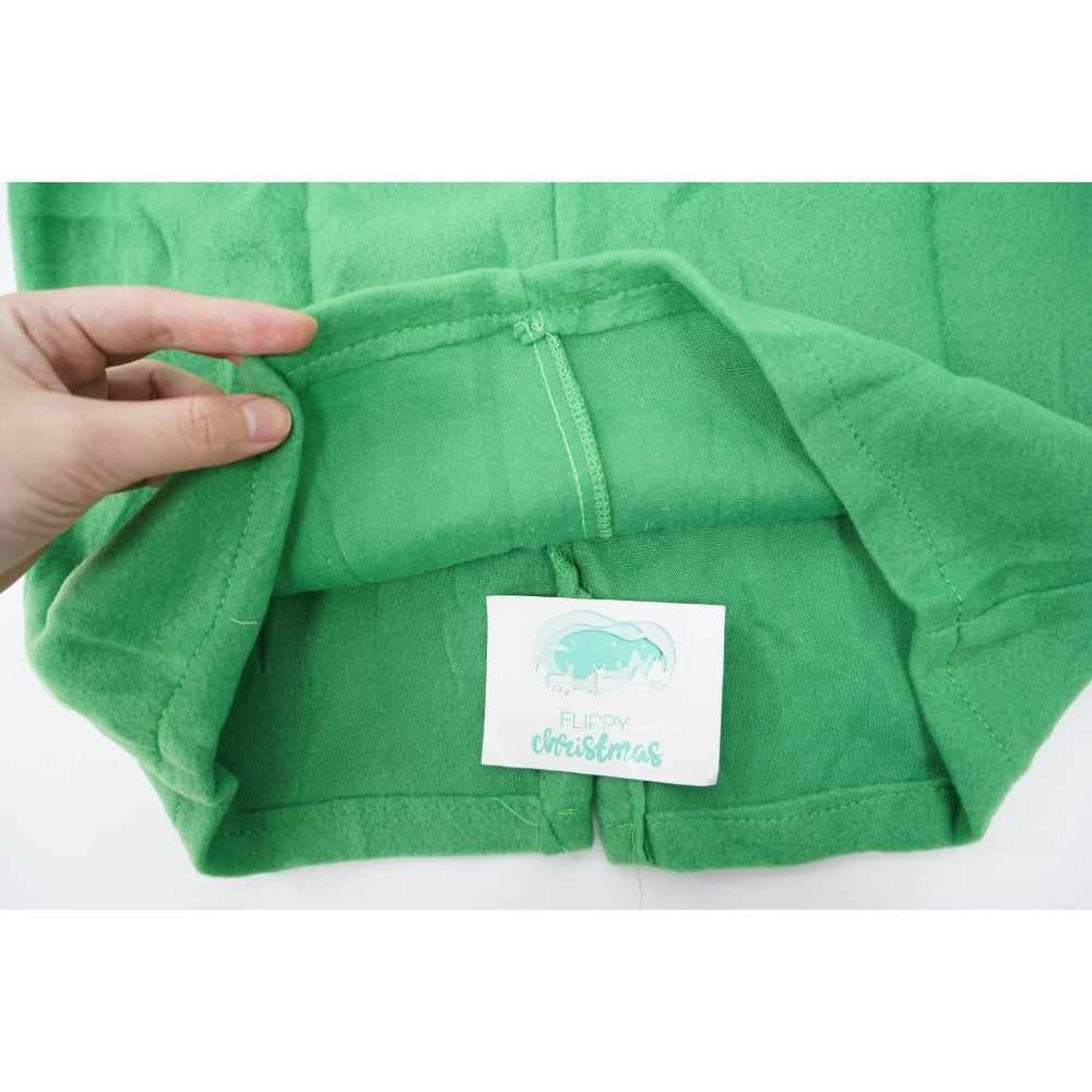 Costum Spiridus, Flippy, Baieti, 4-6 ani, Verde, Poliester-12