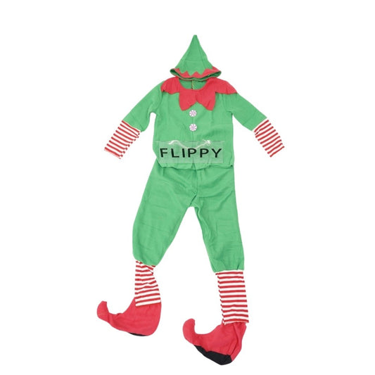 Costum Spiridus, Flippy, Baieti, 4-6 ani, Verde, Poliester-0