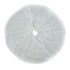 Covor pentru bradul de Craciun White Haipai, diametru 120 cm, blana cu o grosime 7 cm, alb