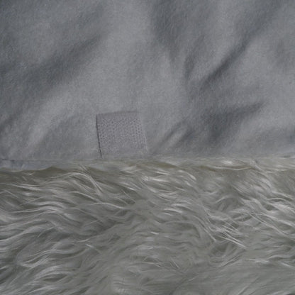 Covor pentru bradul de Craciun White Haipai, diametru 78 cm, blana cu o grosime 4 cm, alb-2