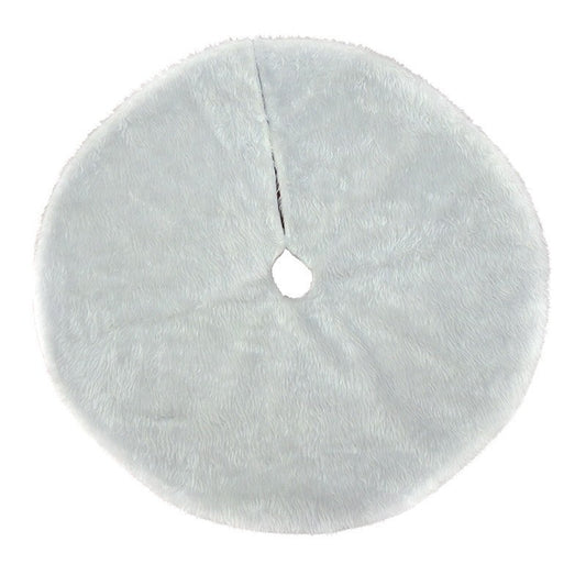 Covor pentru bradul de Craciun White Haipai, diametru 90 cm, blana cu o grosime 4 cm, alb-0
