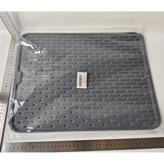 Covoras din Silicon pentru Scurgere Vase, Flippy, Uz Casnic, Rezistent la Temperaturi Ridicate, Izolator, 43x32.5 cm, Negru-1