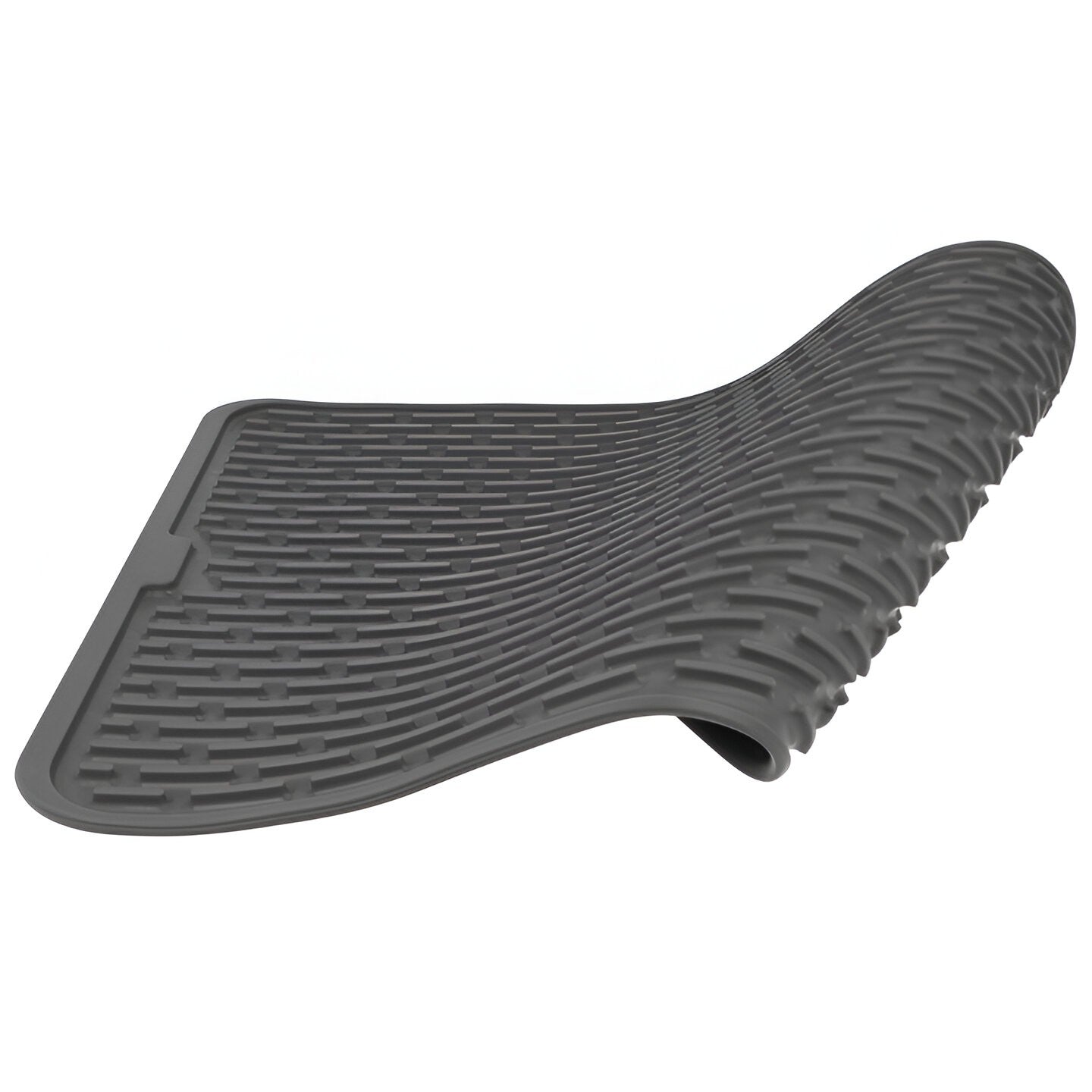 Covoras din Silicon pentru Scurgere Vase, Flippy, Uz Casnic, Rezistent la Temperaturi Ridicate, Izolator, 43x32.5 cm, Negru-9
