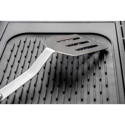 Covoras din Silicon pentru Scurgere Vase, Flippy, Uz Casnic, Rezistent la Temperaturi Ridicate, Izolator, 30x24 cm, Negru-3