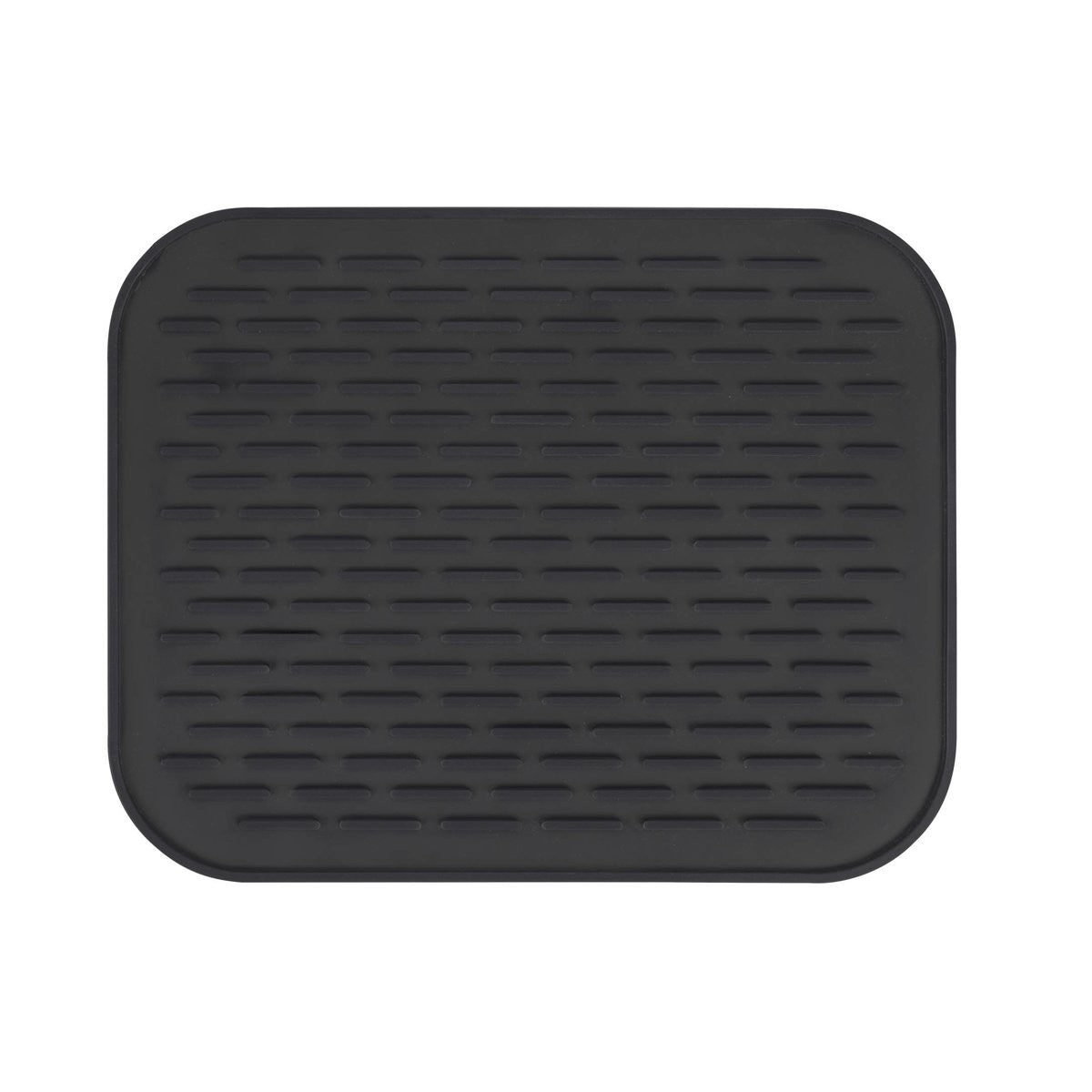 Covoras din Silicon pentru Scurgere Vase, Flippy, Uz Casnic, Rezistent la Temperaturi Ridicate, Izolator, 30x24 cm, Negru-7