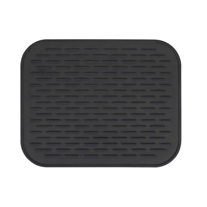 Covoras din Silicon pentru Scurgere Vase, Flippy, Uz Casnic, Rezistent la Temperaturi Ridicate, Izolator, 30x24 cm, Negru-7