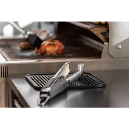 Covoras din Silicon pentru Scurgere Vase, Flippy, Uz Casnic, Rezistent la Temperaturi Ridicate, Izolator, 30x24 cm, Negru-8