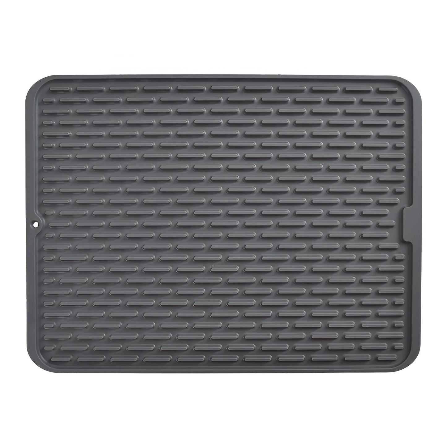 Covoras din Silicon pentru Scurgere Vase, Flippy, Uz Casnic, Rezistent la Temperaturi Ridicate, Izolator, 43x32.5 cm, Negru-0