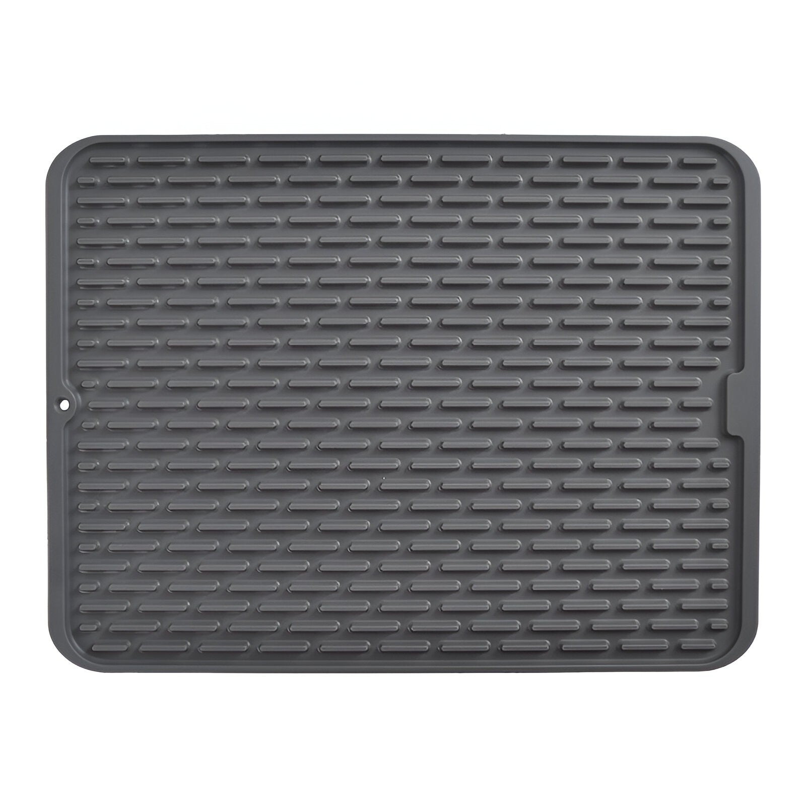 Covoras din Silicon pentru Scurgere Vase, Flippy, Uz Casnic, Rezistent la Temperaturi Ridicate, Izolator, 43x32.5 cm, Negru-0
