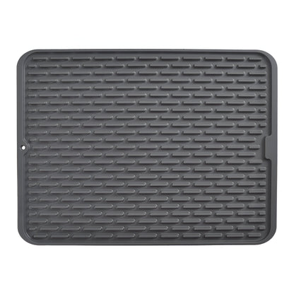 Covoras din Silicon pentru Scurgere Vase, Flippy, Uz Casnic, Rezistent la Temperaturi Ridicate, Izolator, 43x32.5 cm, Negru-0