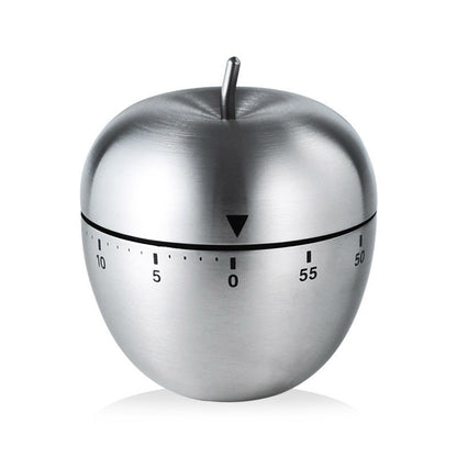 Cronometru de Bucatarie, Flippy, Mecanic, Forma de Mar, din Otel Inoxidabil, 60 min Timer, 7.5 x 6.2 cm, Argintiu-4