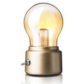 Lampa LED Decorativa sub forma de Bulb, Retro pentru interior, Bej/ Transparent, lumina Calda, Flippy-0