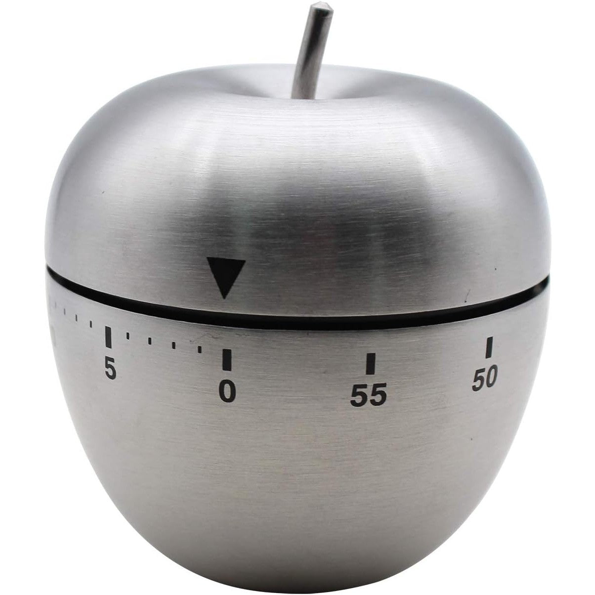Cronometru de Bucatarie, Flippy, Mecanic, Forma de Mar, din Otel Inoxidabil, 60 min Timer, 7.5 x 6.2 cm, Argintiu-0