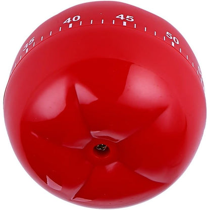 Cronometru mecanic de bucatarie Flippy, forma de rosie, 60 de minute, 6.3 x 4.5 cm, material ABS, rosu-8