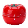 Cronometru mecanic de bucatarie Flippy, forma de rosie, 60 de minute, 6.3 x 4.5 cm, material ABS, rosu-0