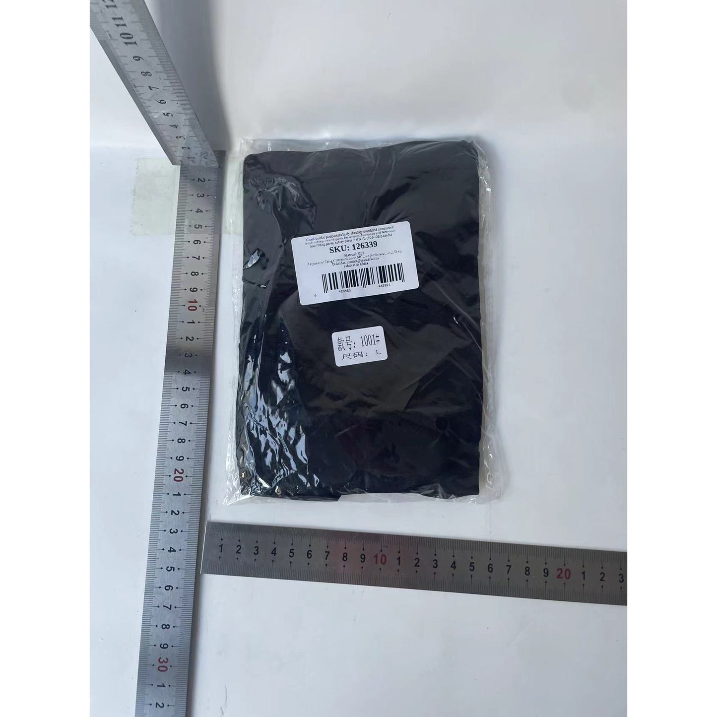 Chiloți Modelatori pentru Abdomen cu Talie Inalta si Corset, Flippy, Negru, Push-Up, Marimea L-6