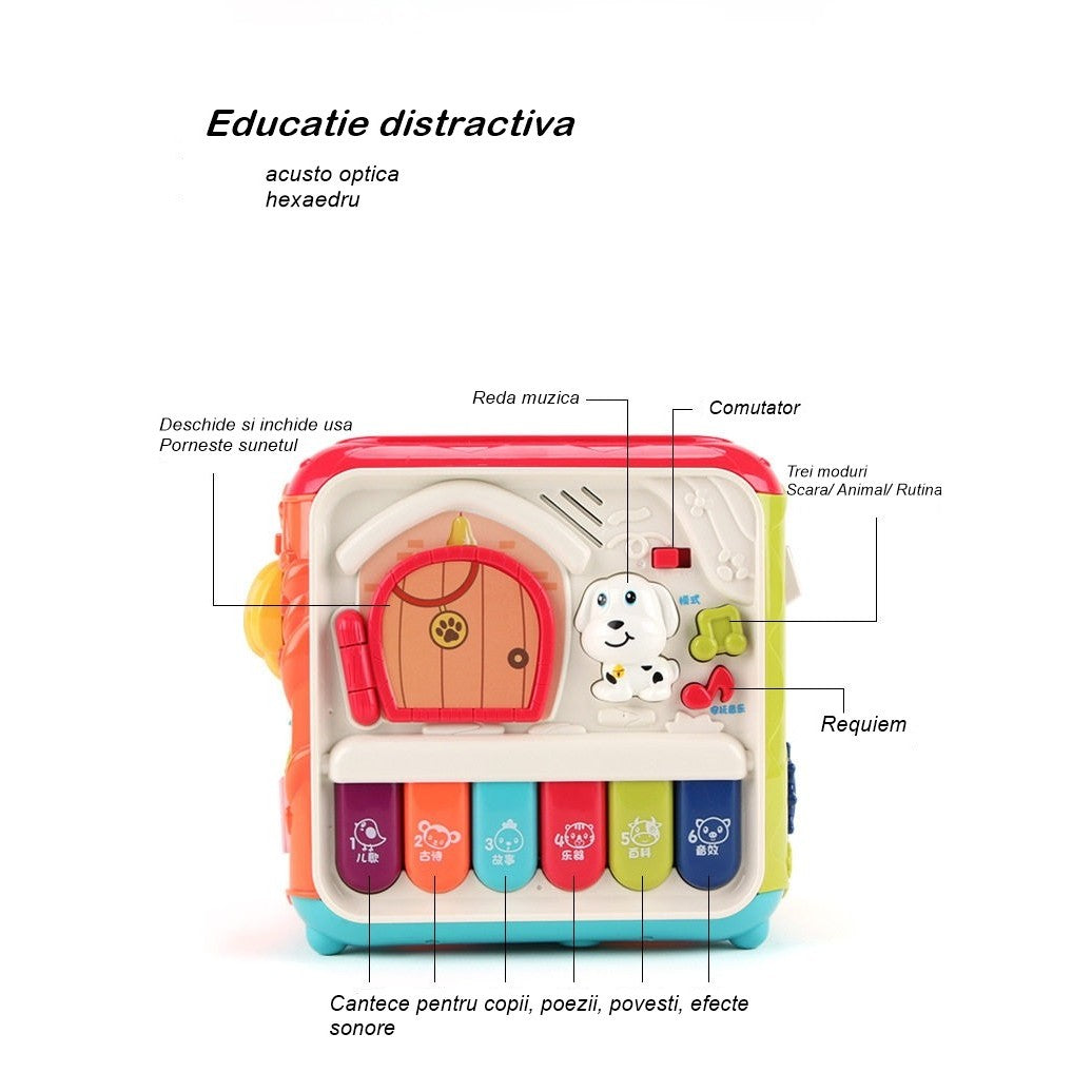 Cub activitati, 6 in 1, Flippy-6