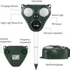 Aparat Solar LED cu Ultrasunete Animal Repellent, Flippy, Lumina Rosie si Alba, Anti rozatoare, Anti sobolani, Anti insecte, Frecventa 13.5KHZ-65KHZ, Putere 0.5W, Voltaj 5V, Verde-0