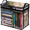 Cutie de Depozitare, Flippy, din PVC + Textil, Rezistenta la Apa, Geanta pentru Carti, 38x24x32 cm, Transparent-Negru-0