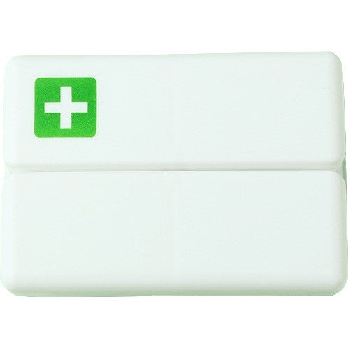Cutie depozitare medicamente, 7 compartimente sigilate individual, pliabila, portabila, Flippy, Alb/Verde-0