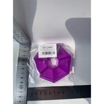 Cutie separator medicamente cu zilele saptamanii, Flippy, Plastic, 7 compartimente, Mov-4