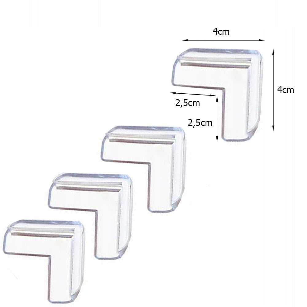 Set Protecție Colțuri din Silicon - Esențial pentru Siguranța Copiilor (4 BUC)