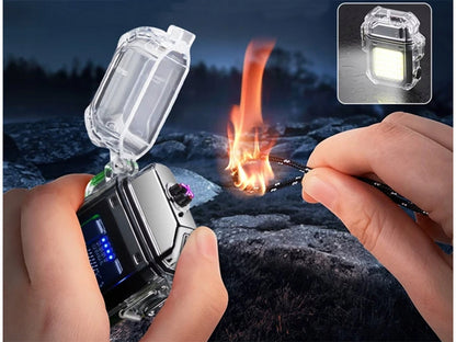Bricheta Electrica cu Plasma, Lumina LED pe 3 Moduri, Incarcare USB, Impermeabila