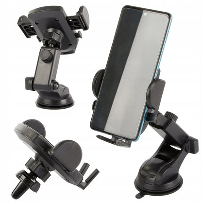 Suport Auto pentru Telefon cu Montare pe Parbriz sau Bord - GPS Solid