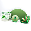 Pudră Compactă 2 în 1 - Pudră Mată și Pudră Iluminatoare - cu Extract de Ceai Verde