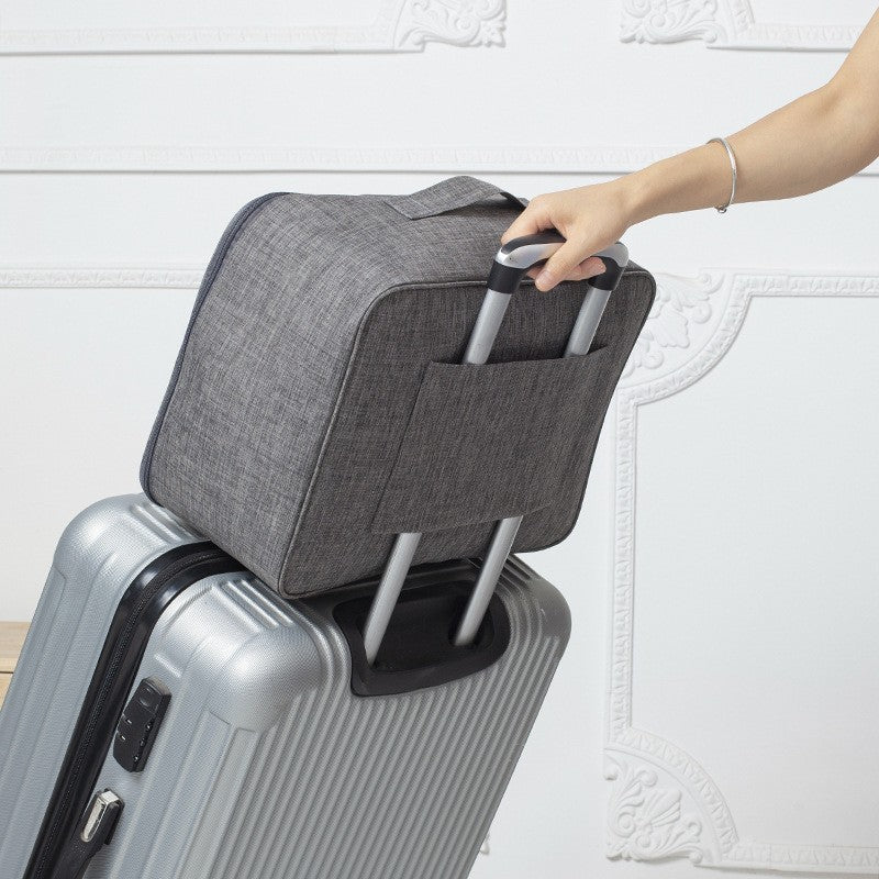 Geanta Organizatoare Flippy, Pentru Cabluri si Accesorii, Portabila, Impermeabila, 24,5 x 18 x10cm, Gri-3