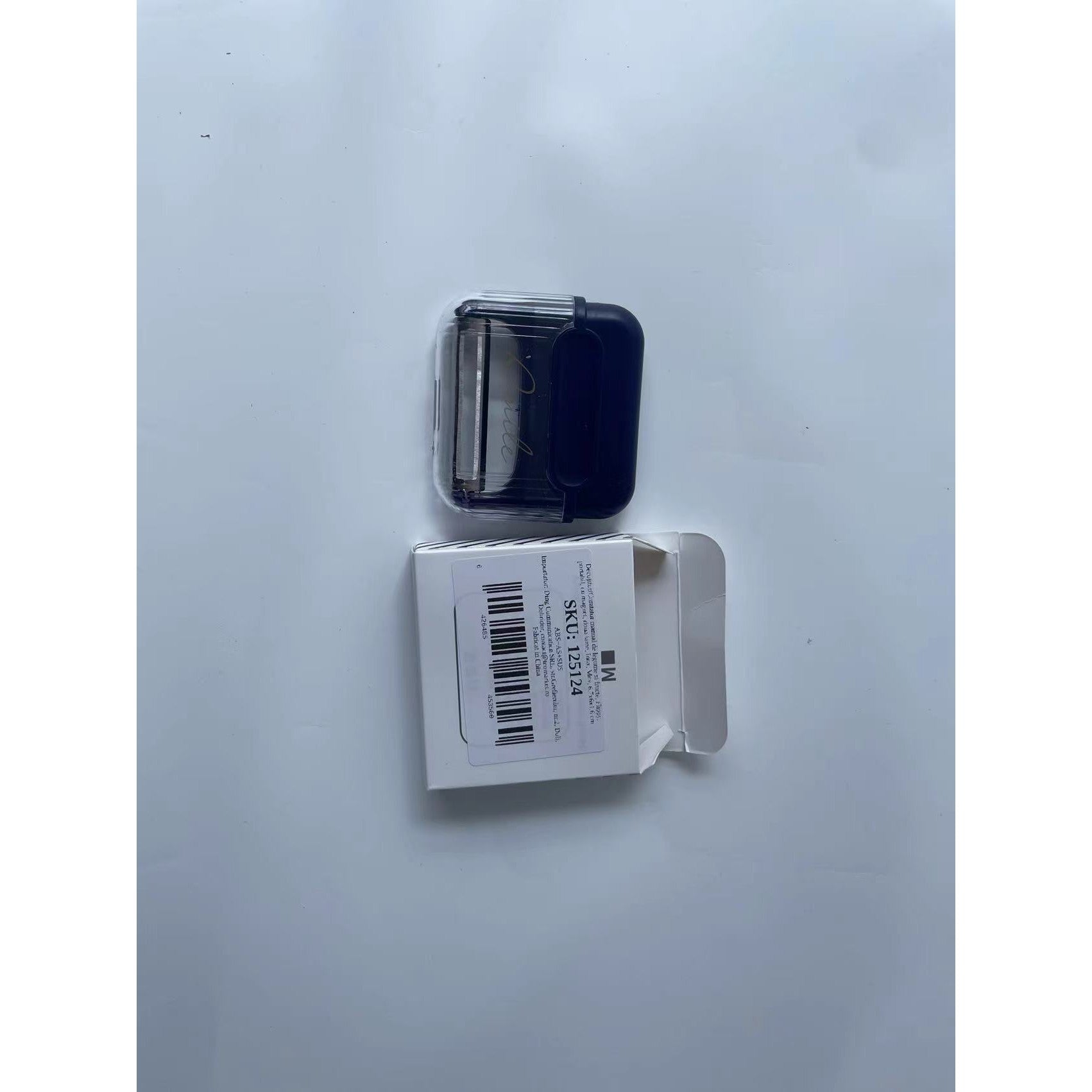 Decojitor/Curatator manual de legume si fructe, Flippy, portabil, cu magnet, doua lame, Inox, Mov, 6.7x6x1.6 cm-6