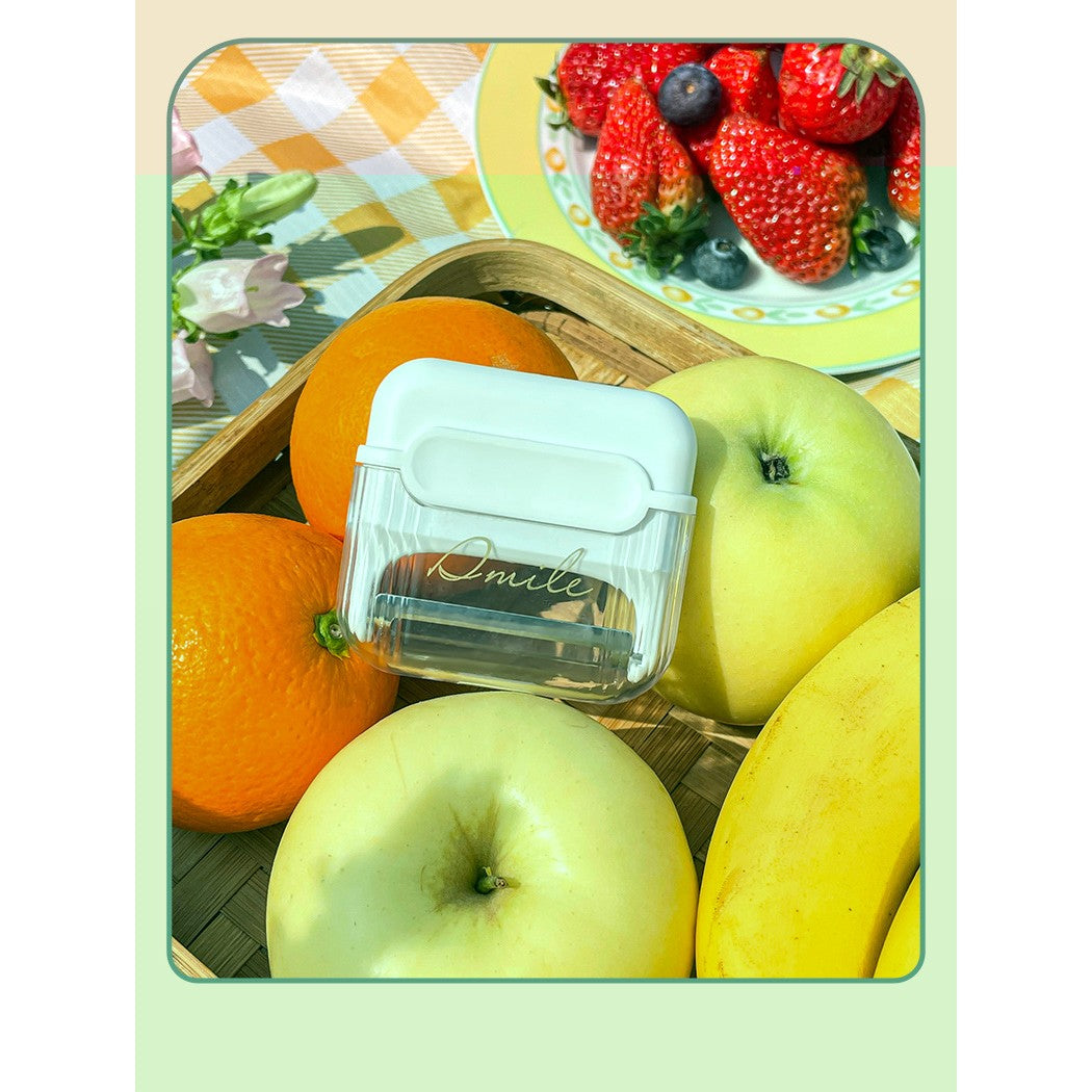 Decojitor/Curatator manual de legume si fructe, Flippy, portabil, cu magnet, doua lame, Inox, Alb, 6.7x6x1.6 cm-1