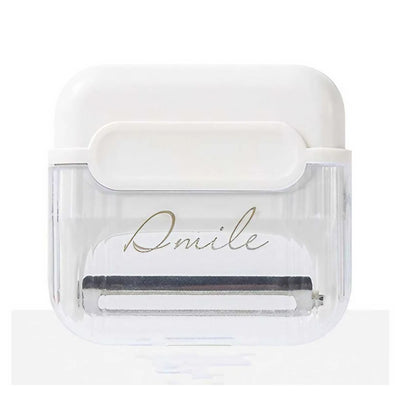 Decojitor/Curatator manual de legume si fructe, Flippy, portabil, cu magnet, doua lame, Inox, Alb, 6.7x6x1.6 cm-0