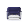 Decojitor/Curatator manual de legume si fructe, Flippy, portabil, cu magnet, doua lame, Inox, Mov, 6.7x6x1.6 cm-0