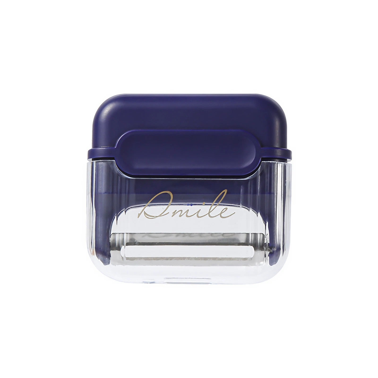 Decojitor/Curatator manual de legume si fructe, Flippy, portabil, cu magnet, doua lame, Inox, Mov, 6.7x6x1.6 cm-0
