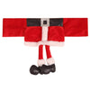 Decoratiune pentru scaun cu tematica de Craciun Flippy, elastica, material textil/poliester, 46 x 30 cm, rosu-0