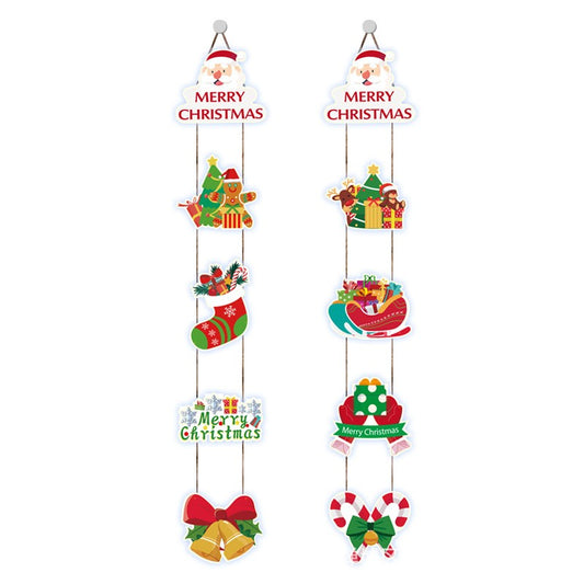Decoratiune de Craciun, Flippy, de Agatat, pentru Usa sau Perete, Multicolor-0