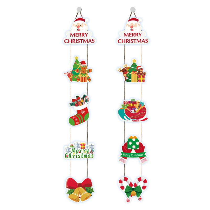 Decoratiune de Craciun, Flippy, de Agatat, pentru Usa sau Perete, Multicolor-0