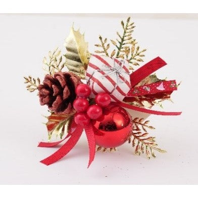 Decoratiune de Craciun, Flippy, 15 x 23 cm, Model Buchetel 2, Multicolor-2