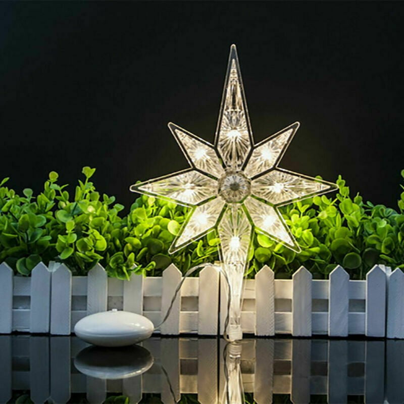 Decoratiune de Craciun Luminoasa in forma de Fulg, cu Ventuza, Alb Cald-4