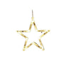 Decoratiune de Craciun Luminoasa in forma de Stea 19x18 cm, cu Ventuza, Alb Cald, Flippy-0